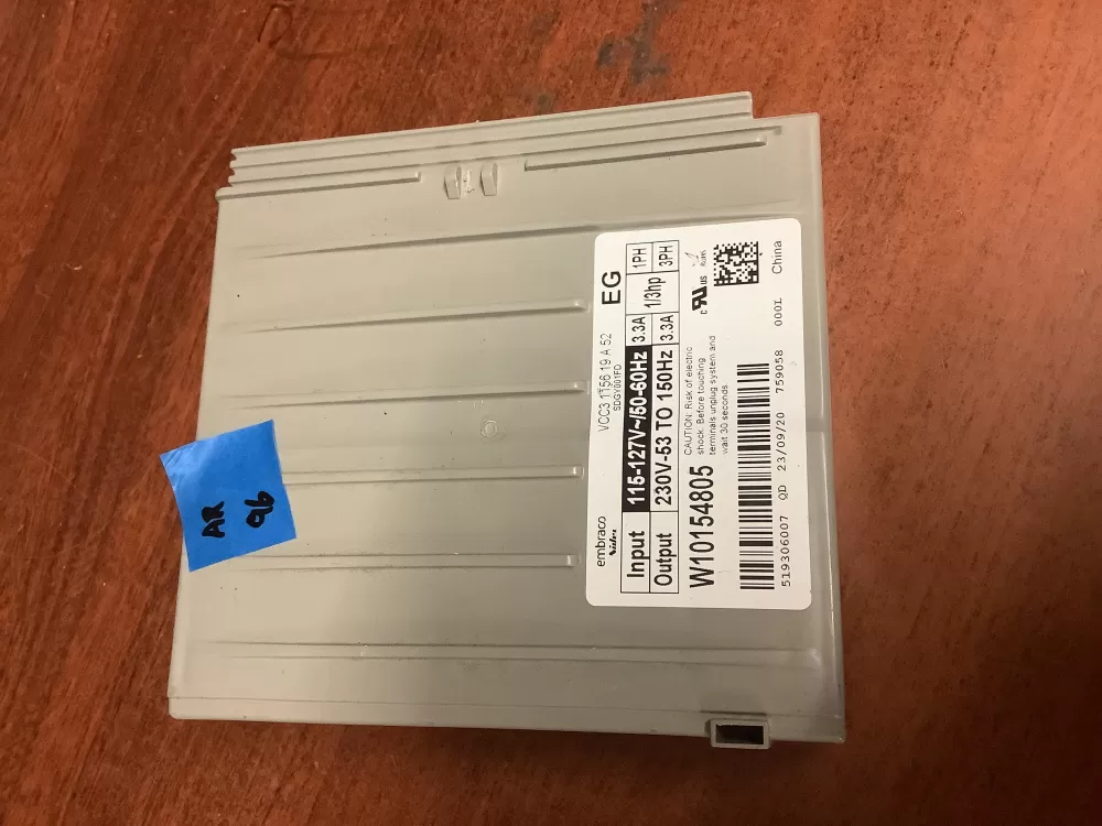 Whirlpool W10154805 Refrigerator Inverter Control Board AZ197430 | AR96