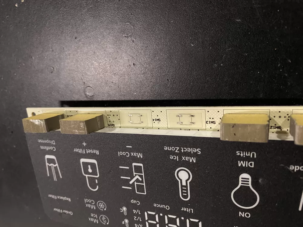 Whirlpool W10417073 Refrigerator Control Board Dispenser AZ25964 | BK98