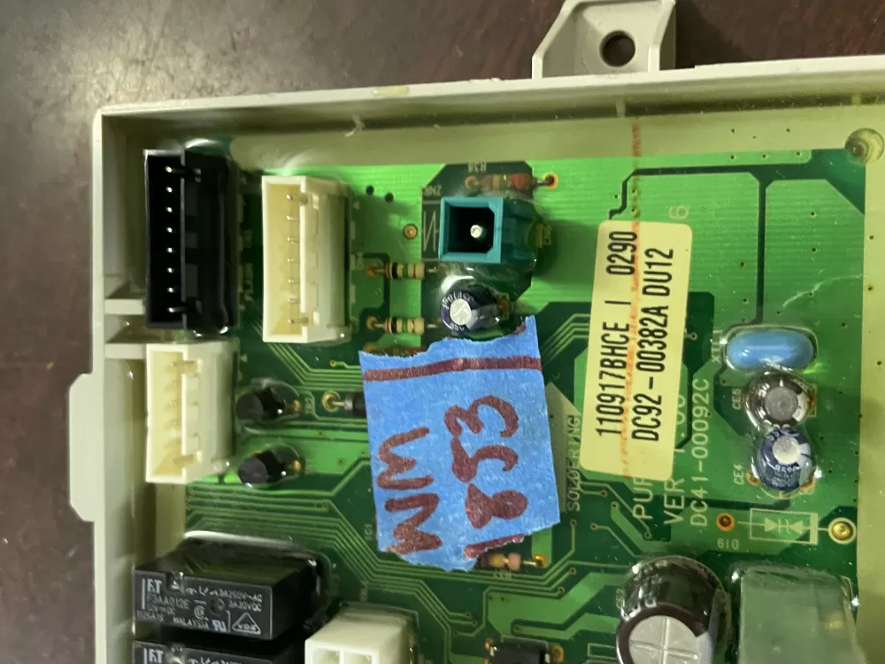 Samsung DC92 00382A DC41 00092C Dryer Control Board AZ53800 | Wm1853