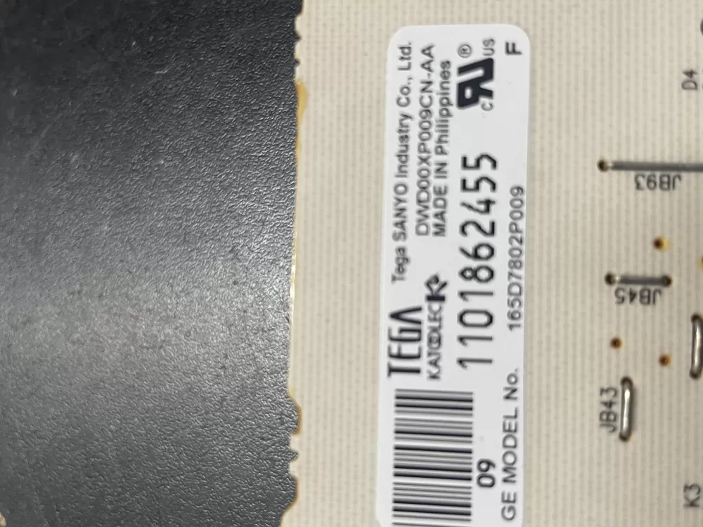 GE 165D7802P009 Dishwasher Control Board AZ18902 | WM1244