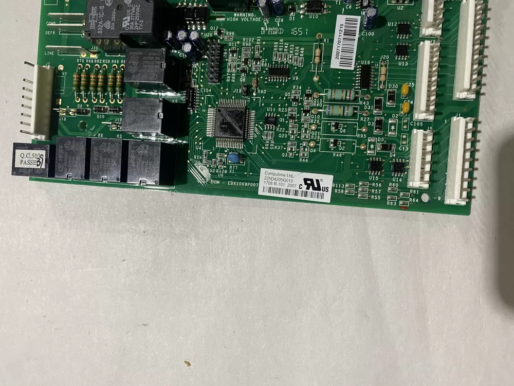 GE 225D4205G010 EBX1069P007 Refrigerator Control Board AZ184406 | BK187