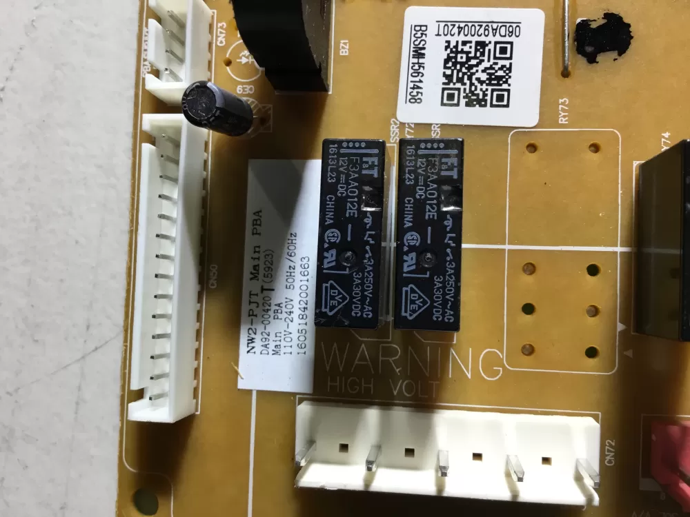 Samsung DA92 00420T DA9200420T Refrigerator Control Board AZ44052 | NR1756