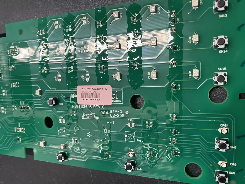 Whirlpool W10444659 W1033446 Washer Control Board Interface AZ16512 | BK849
