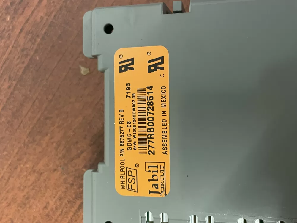 Kenmore KitchenAid W10084141 Dishwasher Control Board AZ52711 | Wm1922