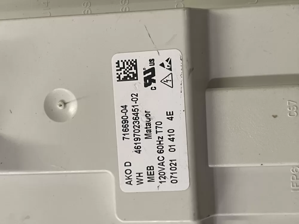 Kenmore 716690 04 Washer Control Board AZ40685 | Wm1709