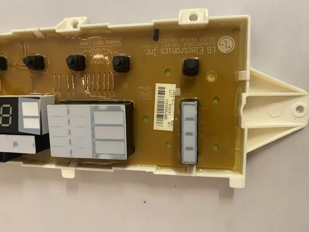 LG EBR76262201 EBR75446006 Washer Control Board AZ201223 | BK2406