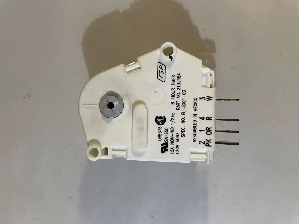 Whirlpool  KitchenAid  Kenmore  Amana AP5985208 0053736 0055525 0056627 0056768 0056906 0056907 0057052 0311209 1101021 1105267 1113225 1114246 1114248 1114264 1114283 1114287 1115416 1118626 1127570 1127571 1127591 14210016 2149098 2154665 2154666 2154912 2154982 2154983 2154984 2162046 2162347 2172691 2176335 2176340 2176646 2176648 2188371 2188372 2188375 2188376 2193084 2199008 4210521 4210579 4210778 4318057 4339497 4339856 4343354 4343402 4356929 4389238 480561 482489 482493 483212 511883 513588 513590 513629 513630 530213 530214 530557 530558 531714 548044 548121 548140 548709 549090 549091 549238 549239 549252 549253 549256 549257 549875 549876 56906 798629 833531 833663 833757 833795 833840 850019 850038 850343 850344 850345 850608 850609 850694 850695 850731 850845 850847 850878 850879 851061 851106 851160 851161 851200 851269 851406 851701 851971 938035 940074 943428 943434 943435 943436 945486 945512 945513 945514 978266 978472 989280 989281 D70041-12 D7004112 FSP482493 R0950029 R0950217 W10740039 W10822278VP Y0053736 Y0055525 Y0056627 Y0056768 Y0056906 Y0311209 W10822278 PS11723171 Refrigerator Defrost Timer