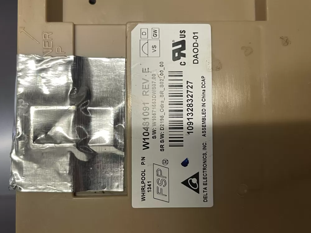 Kenmore W10481091 W10866118 AP6027291 Dishwasher Control Board AZ98477 | Wm1418