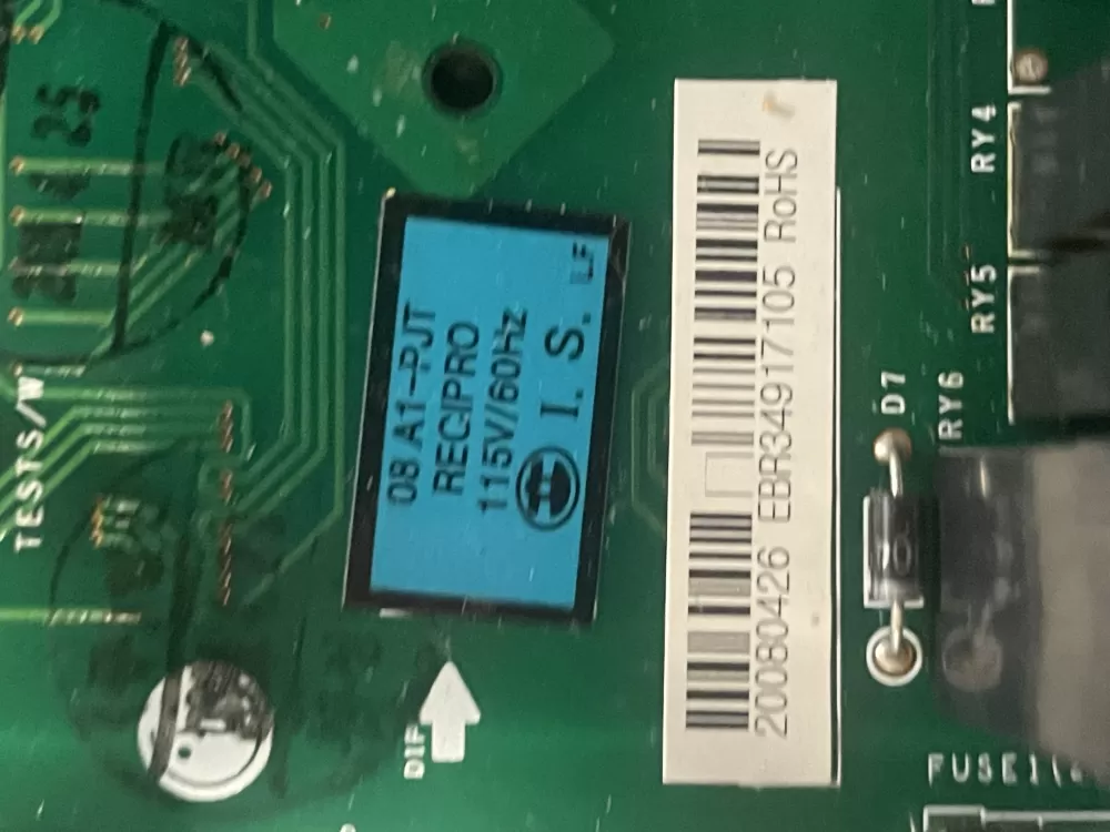 LG EBR34917105 Main Power Control Board AZ23661 | WM971