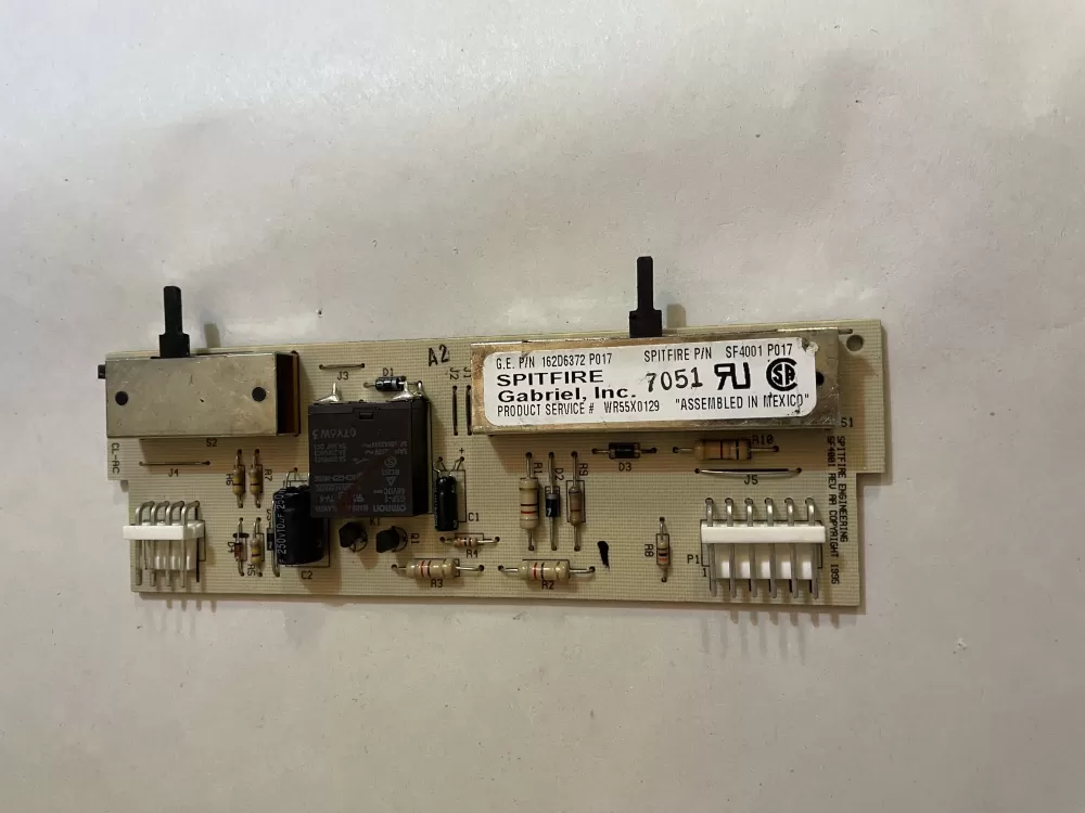GE WR55X129  AP2071638  162D6372P010  2004  AH304236  EA304236  PS304236  WR55X0042  WR55X0073  WR55X0075  WR55X0129  WR55X42  WR55X73  WR55X75  162D6372P017 Refrigerator Dispenser Control Board