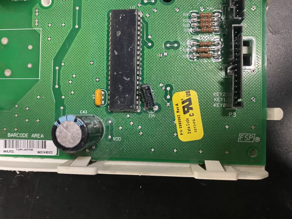 Whirlpool WP8546219 Dryer Control Board AZ24108 | BK763