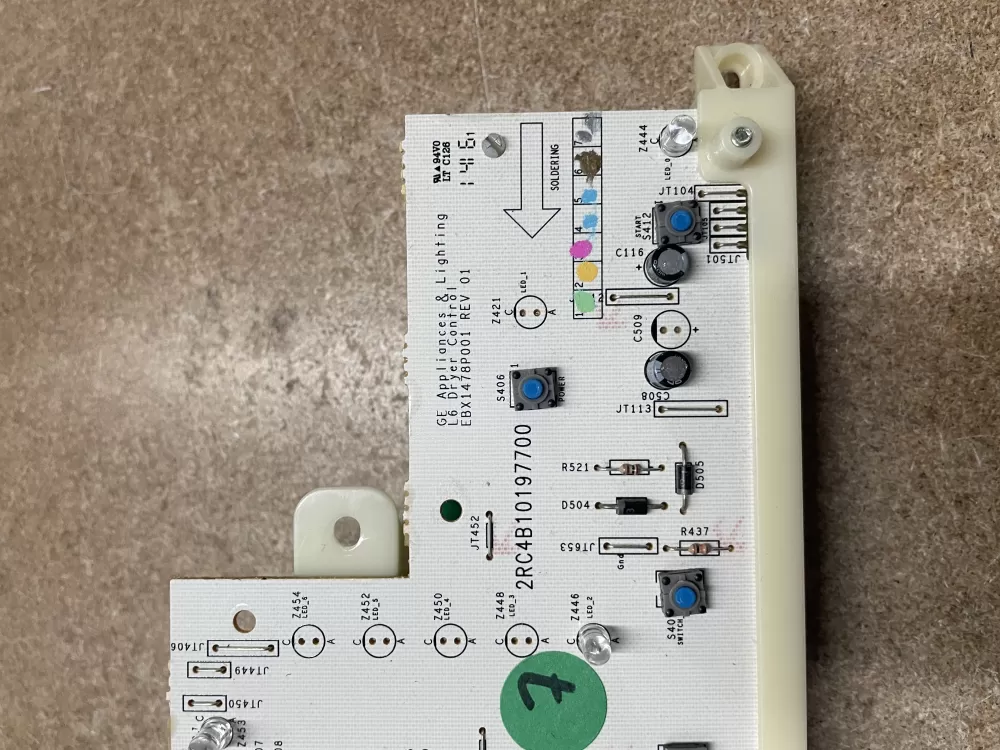 GE 234D1504G005 Dryer Control Board AZ22542 | KMV235