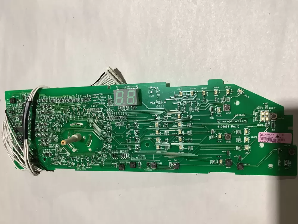 Whirlpool 8564293 8563974 Dryer Control Board
