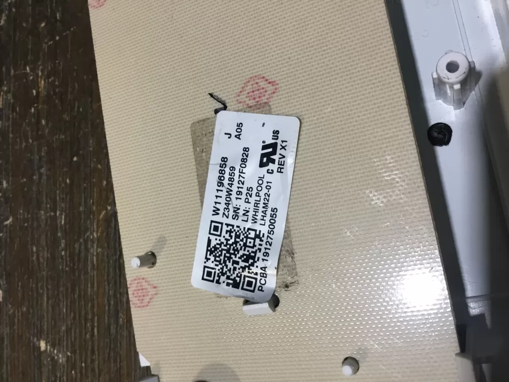 Maytag W11196858 Washer Control Board User Interface Display AZ59050 | NR1987