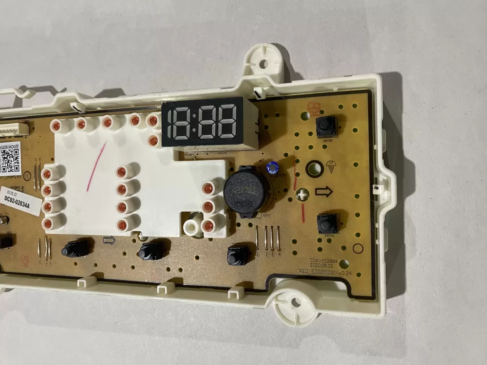 Samsung Dryer Control Board Panel Dc97-18718k AZ154850 | BK2530