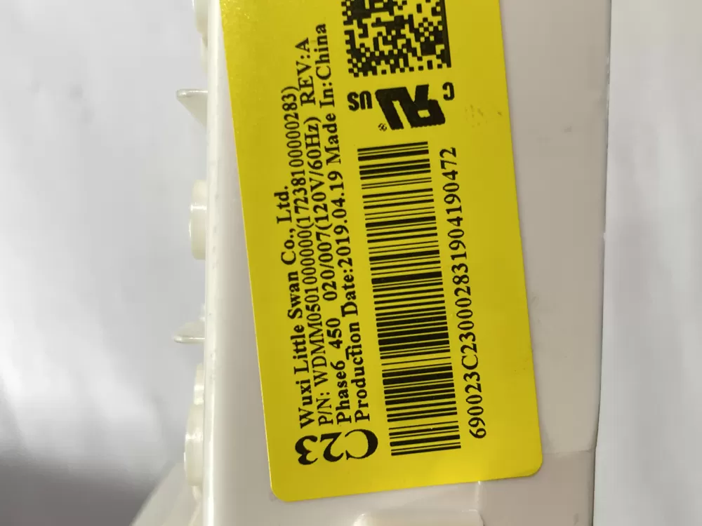 GE WH12X27293 17238100000283 Washer Control Board  AZ170702 | Wmv721