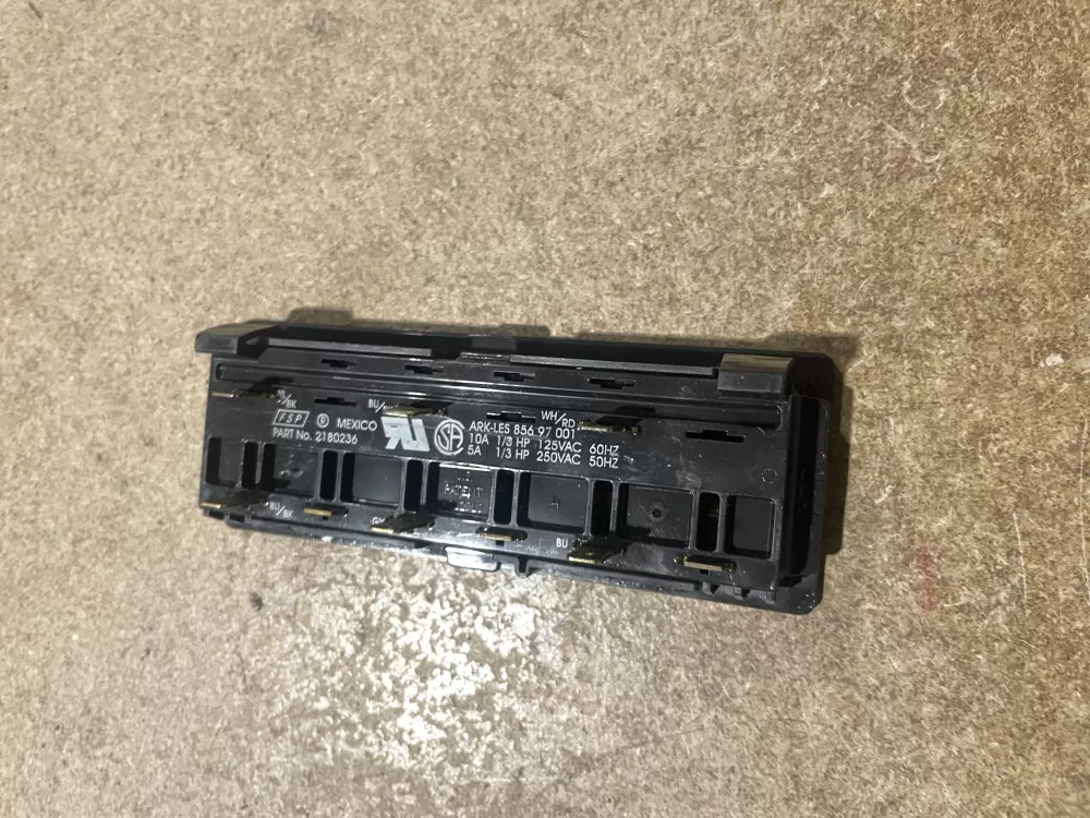 Whirlpool  Maytag  KitchenAid  Kenmore AP6005966 2180236 WP2180236 PS11739028 Refrigerator Control Board Dispenser Switch