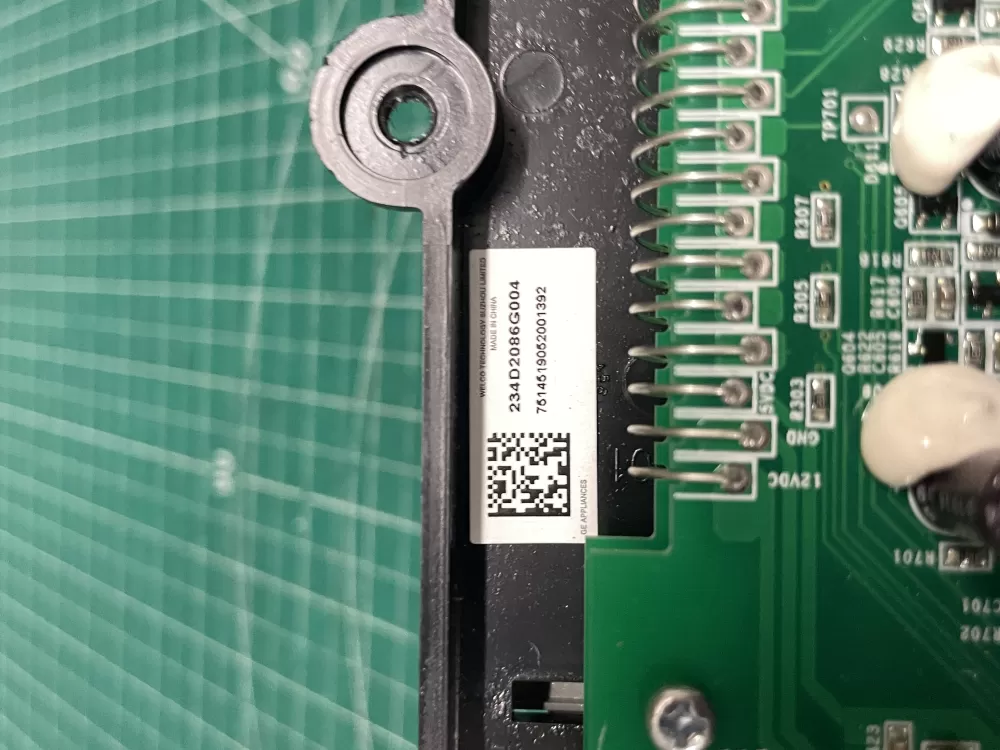 GE 234D2086G004 Dryer Control Board Interface AZ211001 | Wmv934