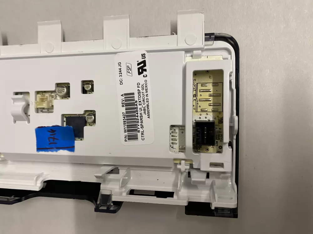 Whirlpool W11593427 Refrigerator Control Board AZ216262 | BK1716