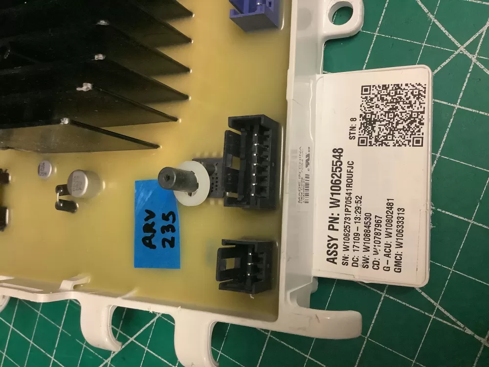 Whirlpool W10625548 W10812418 W11030475 Washer Control Board AZ206783 | ARV235