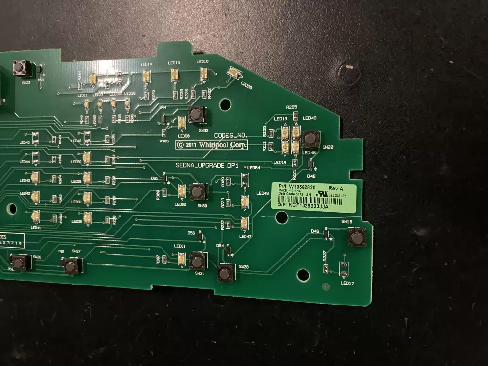 Whirlpool W10562820 Washer Control Board AZ26219 | BK135