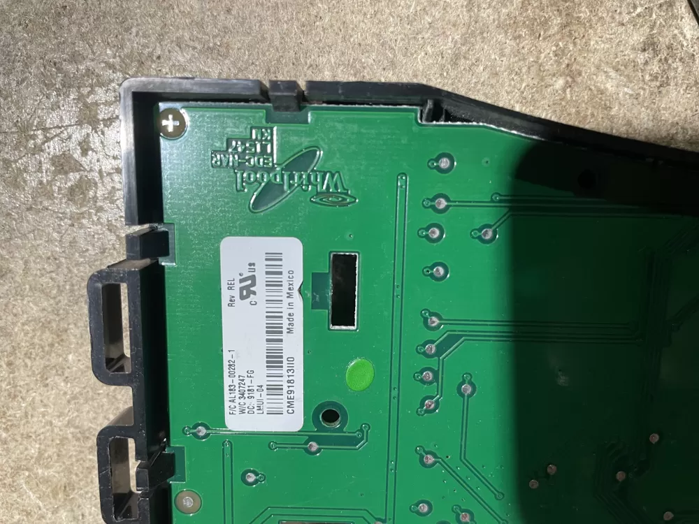 Whirlpool W10206030 AP4568396 Dryer Interface Control Board AZ68307 | KMV521