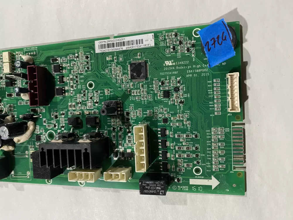 GE 290D2227G003 290D1525G002 WH18X26234 Washer Control Board AZ186310 | BK2726