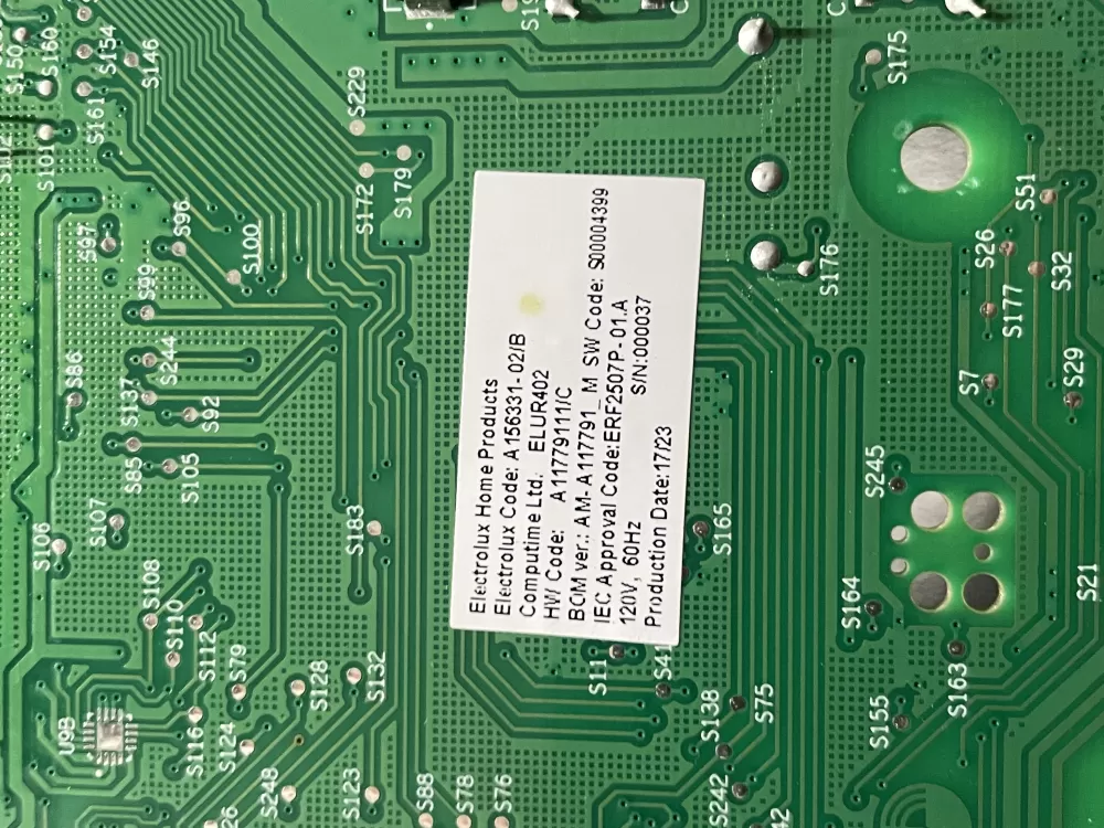 Frigidaire A156331-02 A15633102 Refrigerator Control Board AZ16287 | 1491WM