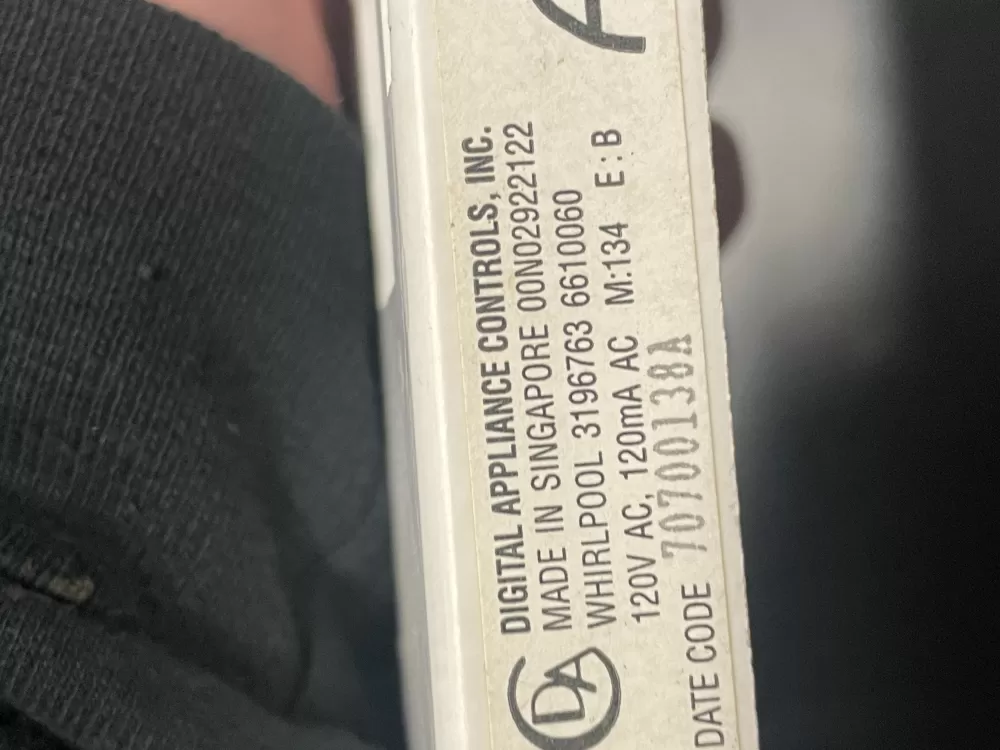 Whirlpool 3196220 WP6610060 AP6010198 Range Control Board AZ20726 | WMV175