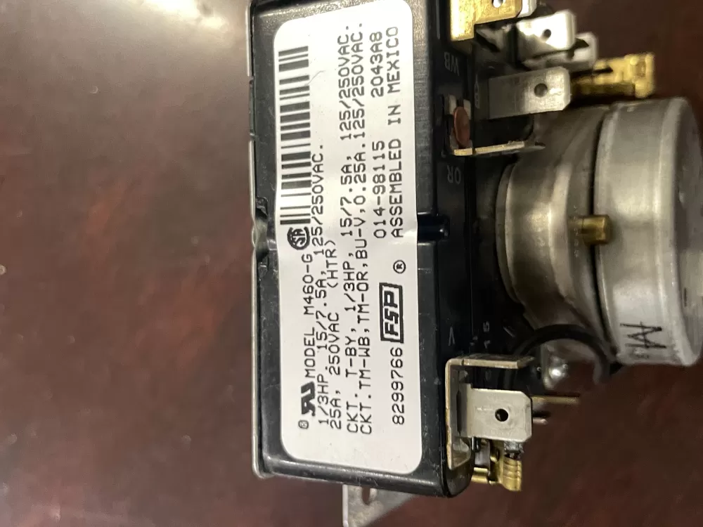 Whirlpool Amana 8299766 WP8299766 PS11745791 Dryer Timer AZ37461 | Wm454