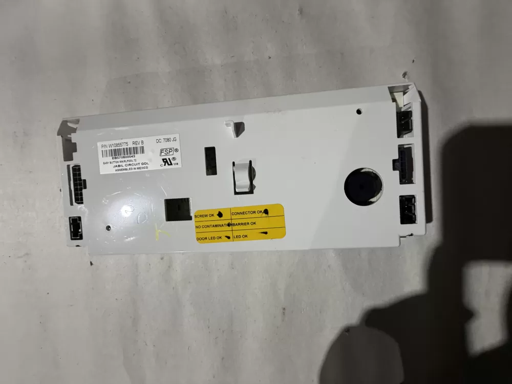 Whirlpool W10855775 Refrigerator Control Board AZ225601 | KM2723