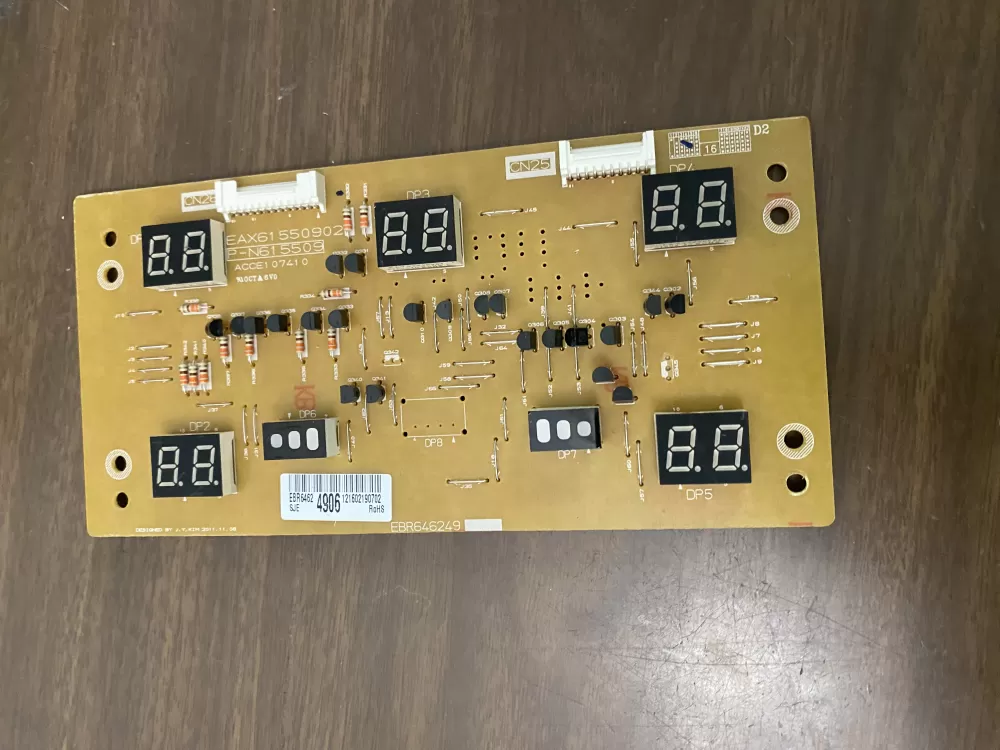 LG EBR64624906 Range Control Board AZ89667 | BK1452