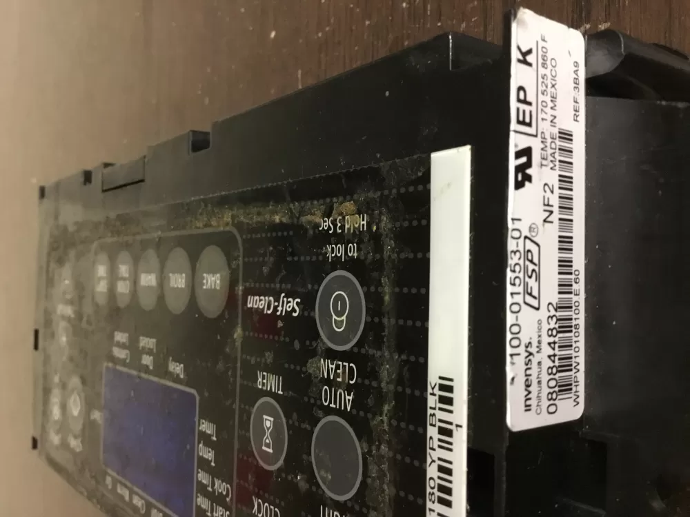 Whirlpool 100 01553 01 Range Control Board W10108100 AZ5104 | NR462