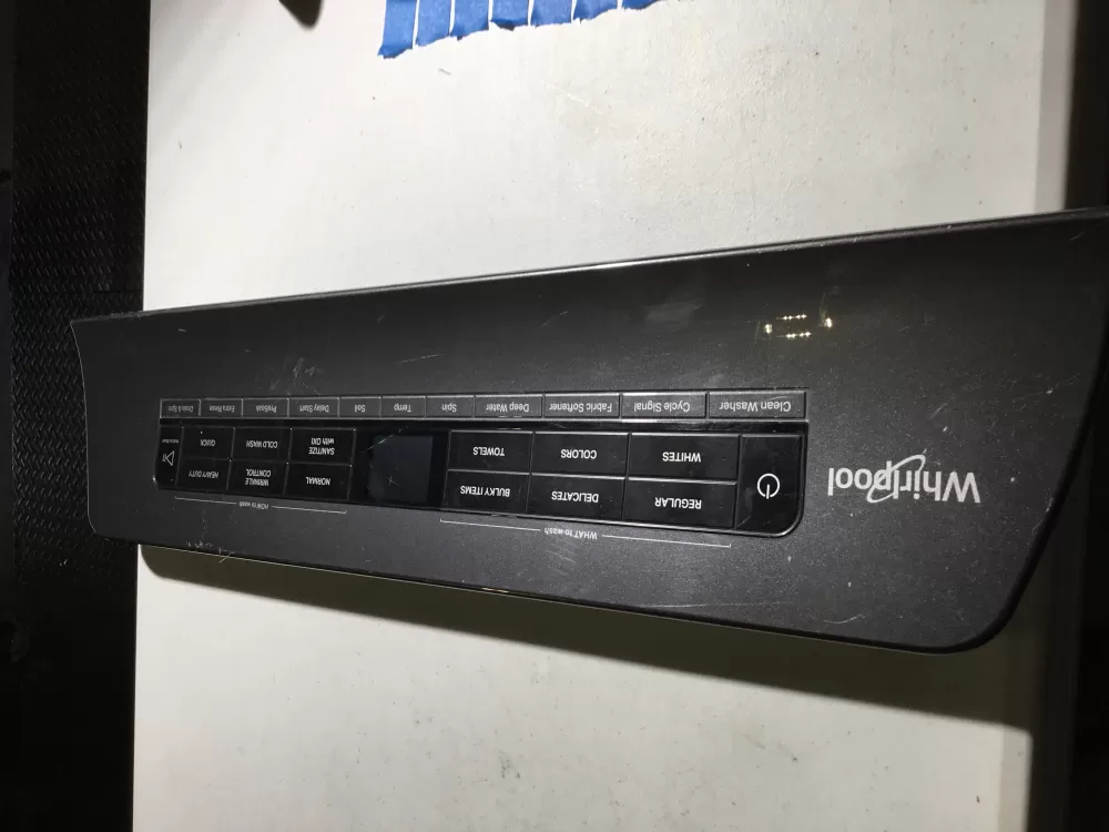 Whirlpool W11185287 Washer Control Board Touchpad Panel