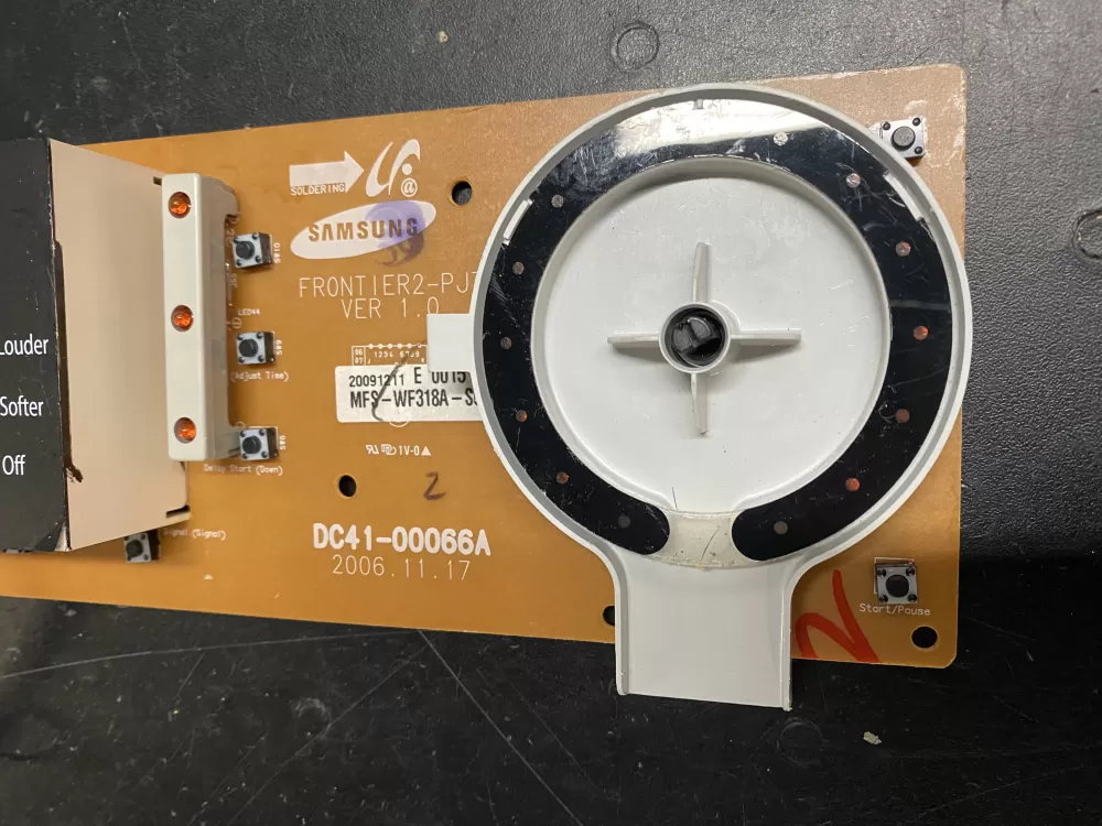Samsung DC41-00066A Washer Control Board AZ22599 | BK1631