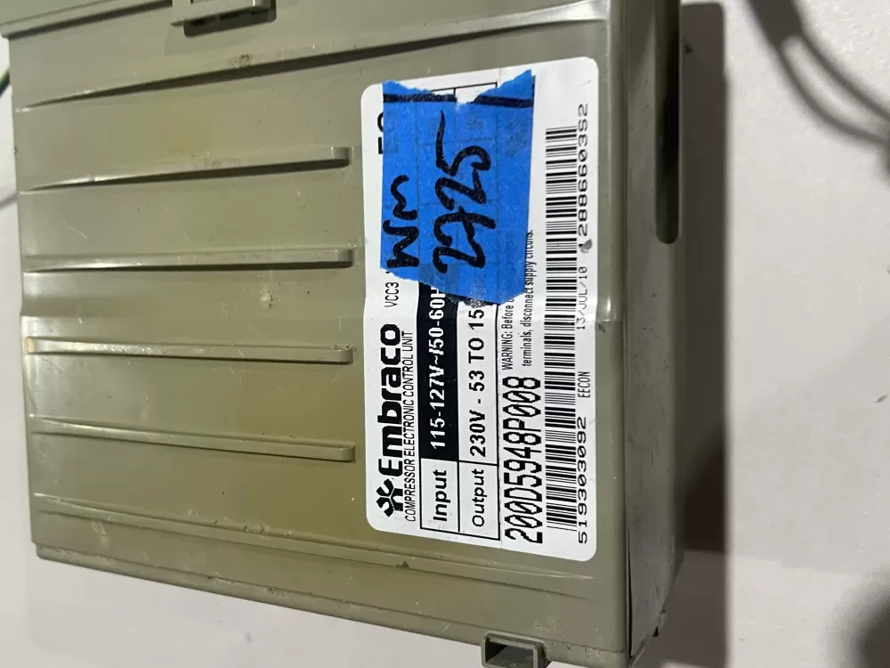 Refrgerator Inverter 200D5948P008 AZ185873 | WM2725