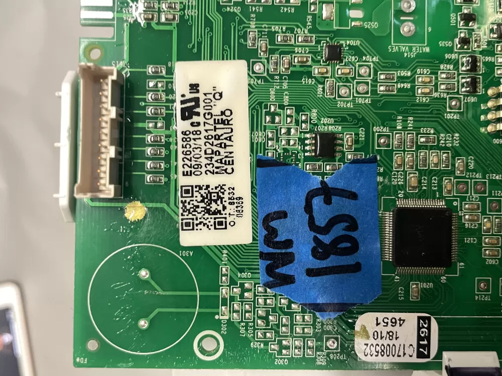 GE 234D2617G001 Washer Control Board AZ221601 | Wm1857