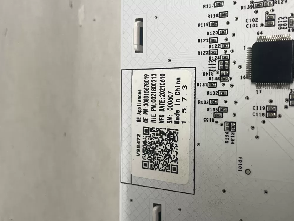 GE 308D1567G004 WH22X34919 Washer Control Board Panel AZ209692 | Wm2116