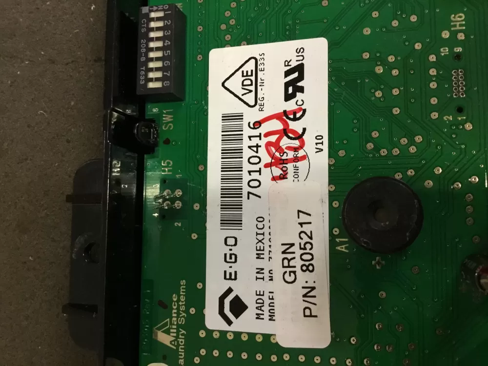 SpeedQueen Speed Queen 805217P Washer Control Board AZ90768 | NR1254