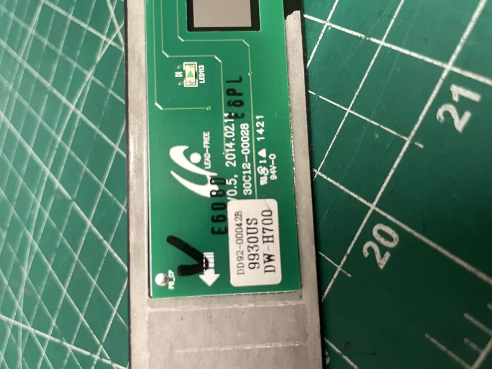 Samsung DD92 00042B Dishwasher Control Board AZ202410 | Wmv821