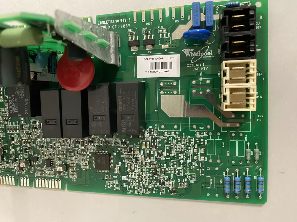 Whirlpool W10406604 Washer Control Board AZ208718 | BK2378