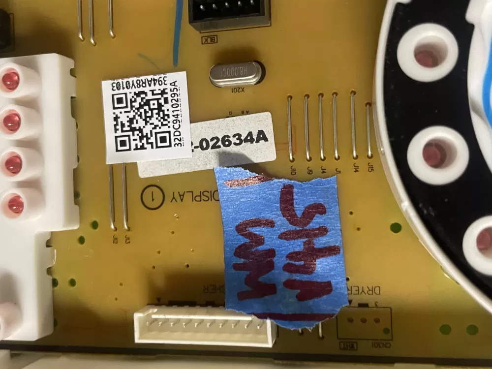 Samsung Dryer Control Board Panel Dc97-18718k AZ41909 | Wmv415