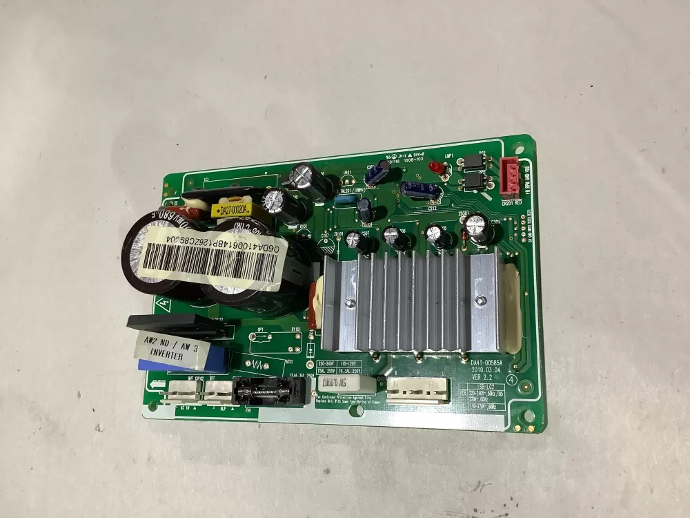 Samsung DA41 00585A 00614B Refrigerator Control Board Inverter AZ167633 | ZC2573