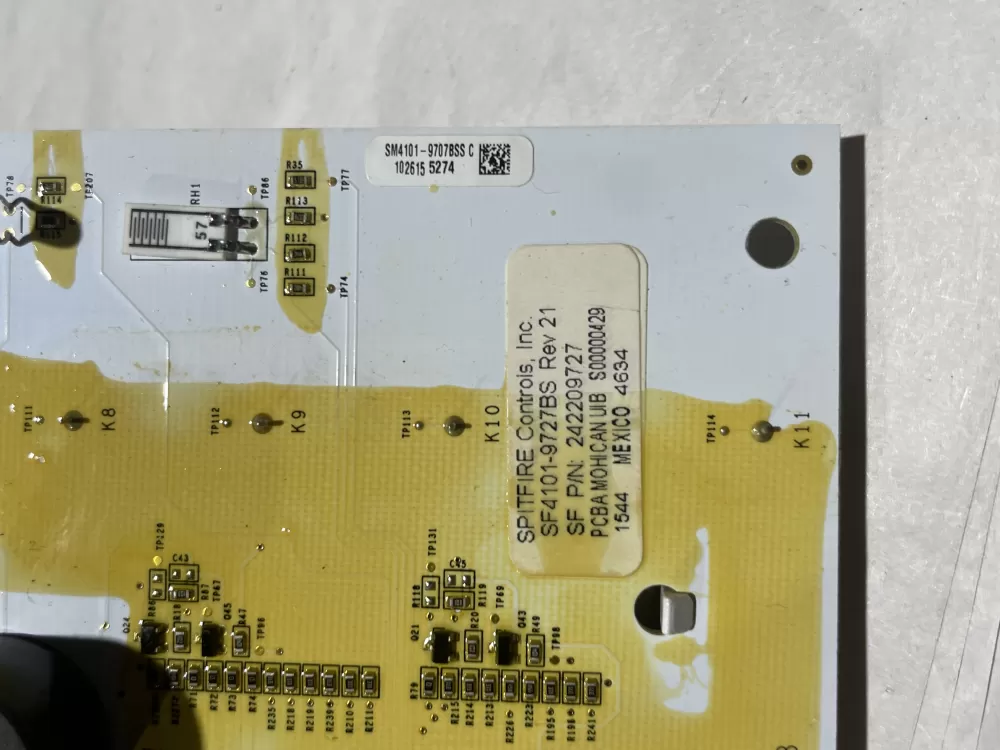 Electrolux 242209727 Refrigerator UI Display Control Board AZ123641 | Wm286