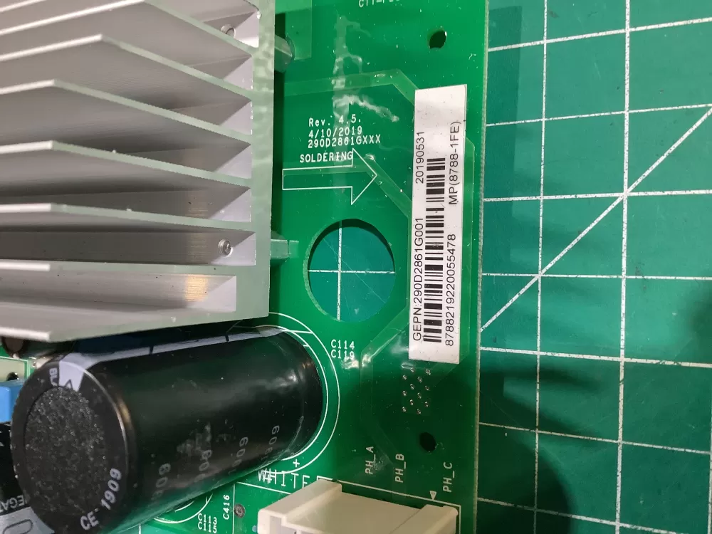 GE 290D2861G001 WH22X29049 Washer Control Board AZ143418 | NRV757