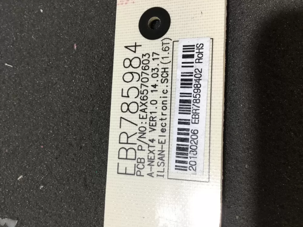 LG REFRIGERATOR CONTROL/DISPLAY BOARD PART # EBR78598402 AZ89980 | NR778