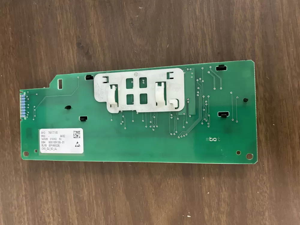 Bosch 9000 809 339-01 760177-00 Washer Control Board AZ31145 | BK266