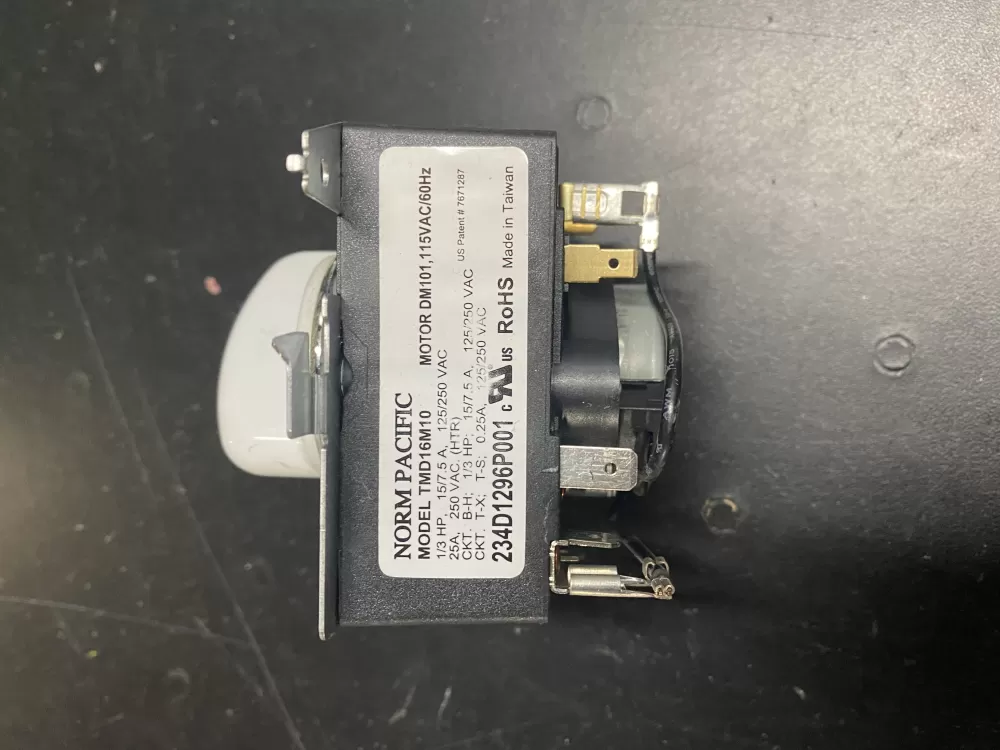 GE TMD16M10 234D1296P001 Dryer Timer AZ15452 | BK715