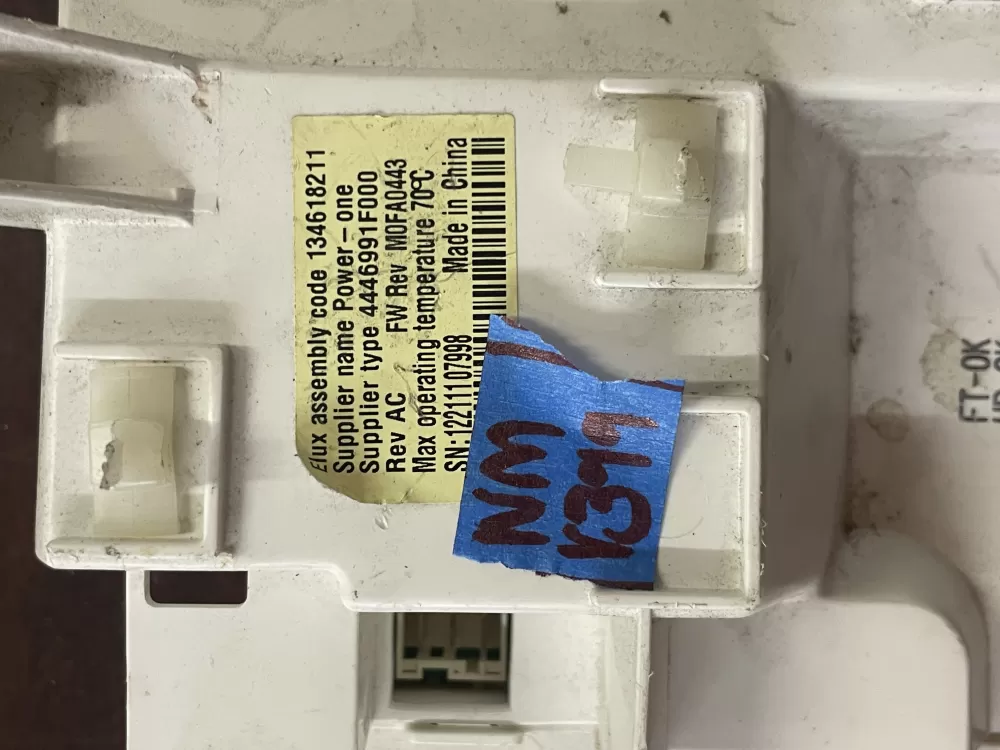 Frigidaire 134618211 134618213 Washer Control Board Motor AZ40732 | Wmv399