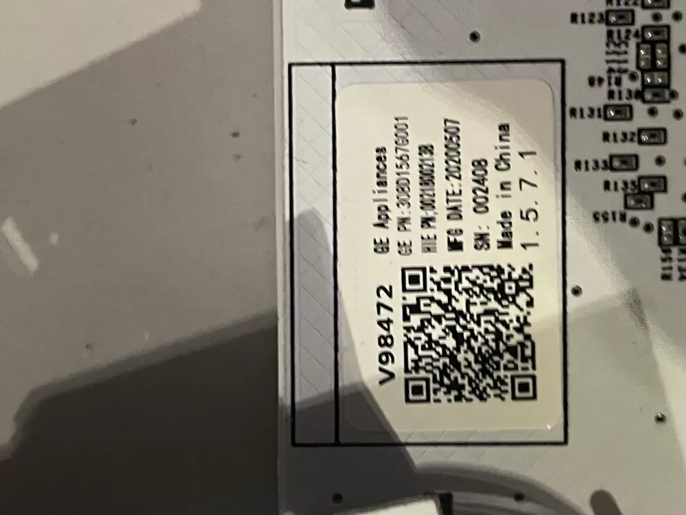 GE 308D1567G001 WH22X31164 Washer Control Board User Interface AZ33513 | Wm341